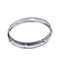 Heavy Duty 13 Inch 8 Lug Snare Drum Hoop Rim Batter Hoop 1.5Mm (Pack of 2)