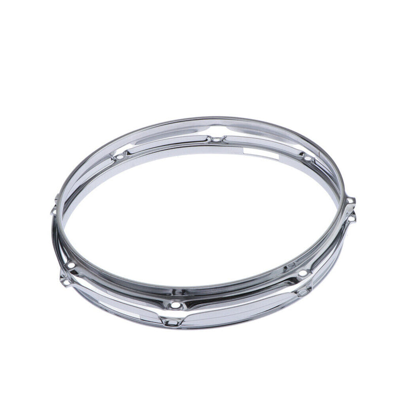 Heavy Duty 13 Inch 8 Lug Snare Drum Hoop Rim Batter Hoop 1.5Mm (Pack of 2)