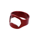 2Pieces Stainless Steel Finger Ring Bottle Opener Beverage Opener Drinker 22mm