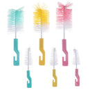 Baby Bottle Brushes Nipple Nylon Bristles Straight Shank Cleaning Brush Set Cup