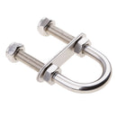 Boat Marine Tool Marine-Grade Stainless Steel U Bolt M10 x 50 x 90 x 43mm