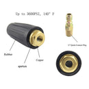 Rotating Spray Turbo Nozzle For High Pressure Power Washers, 1/4 Inch Quick