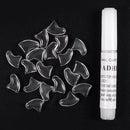 20 pcs Soft Nail Caps For Cat Pet Claw Control Paws off + Adhesive Glue -Tr Y1D2