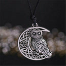 Goddess Crescent Moon Pendant Owl Wicca Star Pagan Amulet Talisman Necklace H7