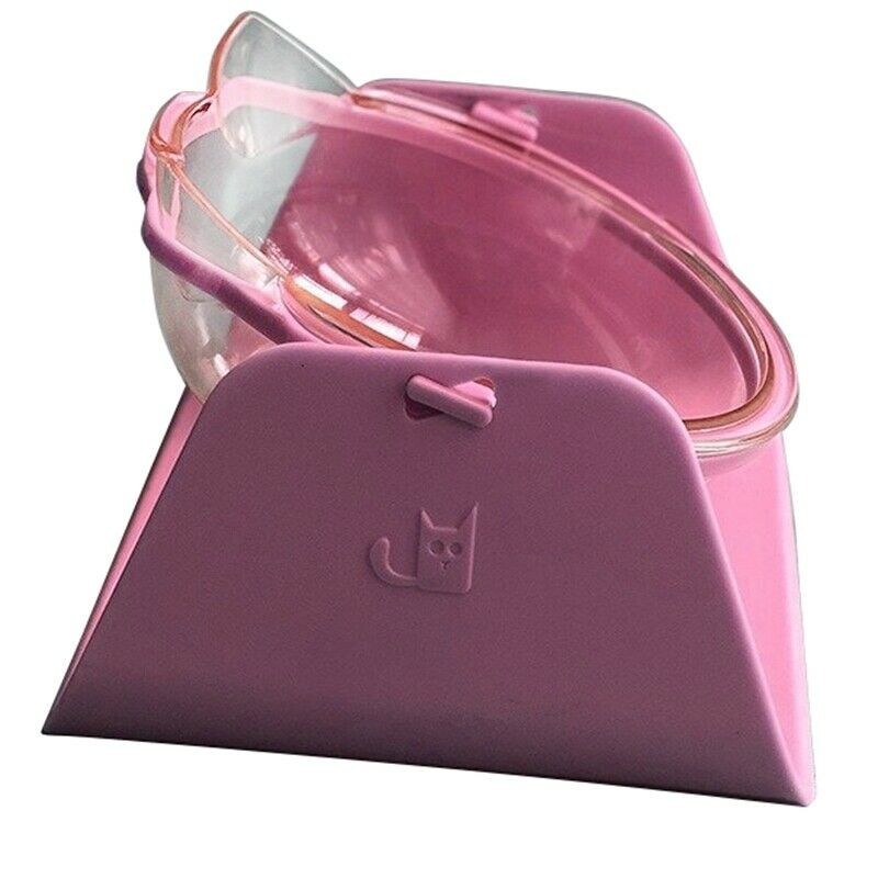 15 Degree Adjustable Pet Feeder Bowl Dog Cat Adjustable Feed Bowl Waterer F