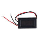 Mini Two Wires Digital Voltmeter Red LED Display DC2.5-30V Voltage Meter A