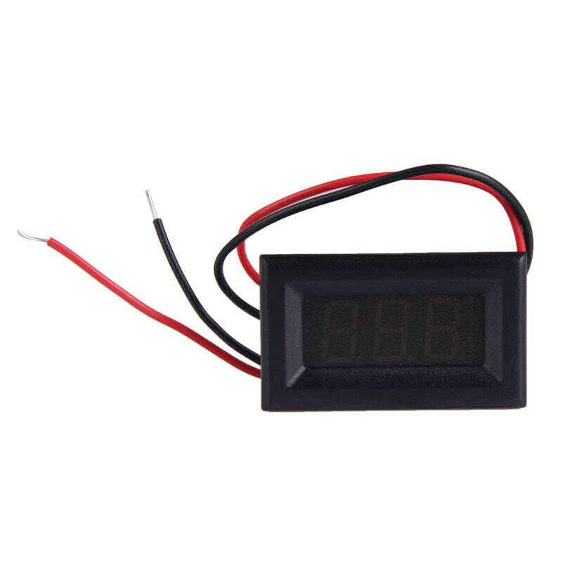 Mini Two Wires Digital Voltmeter Red LED Display DC2.5-30V Voltage Meter A