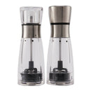 2Pcs/Set Pepper Sea Salt Grinder Manual Kitchen Spice Mill 5 Gear Position