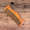 Peach Wood Comb Head Massage Hair Care Comb Close Teeth Anti-static New US YJV