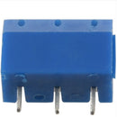 20 pieces 3 pin 5 mm pitch PCB screw Terminal Block 300V 16A AWG14-22 blue  N3M2