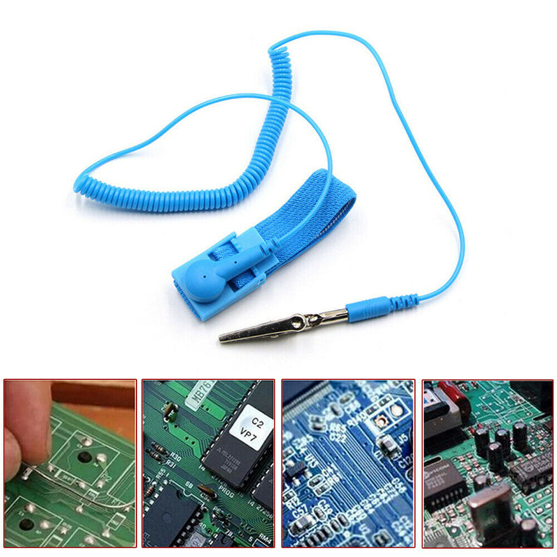 Anti-Static WristBand Strap ESD Grounding Wrist Strap Prevents Static Build x1
