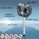 Outdoor Ultrasonic Pest Animal Repeller Garden Cat Dog Scarer Deterrent