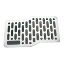 Non Slip Driver Easy Install Stainless Steel Floor Carpet Pedal Pad Foot Rest
