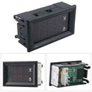 Dual LED Digital Voltmeter Ammeter Panel Amp Volt Gauge DC 0-100V 0-10A VRL