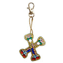DIY Key Chain Diamond Painting Letters Women Bag Keyring Pendant Gift (X)