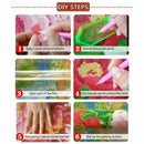 DIY 5D Diamond Painting by Number Kit, Rhinestone Embroidery Cross Stitch A