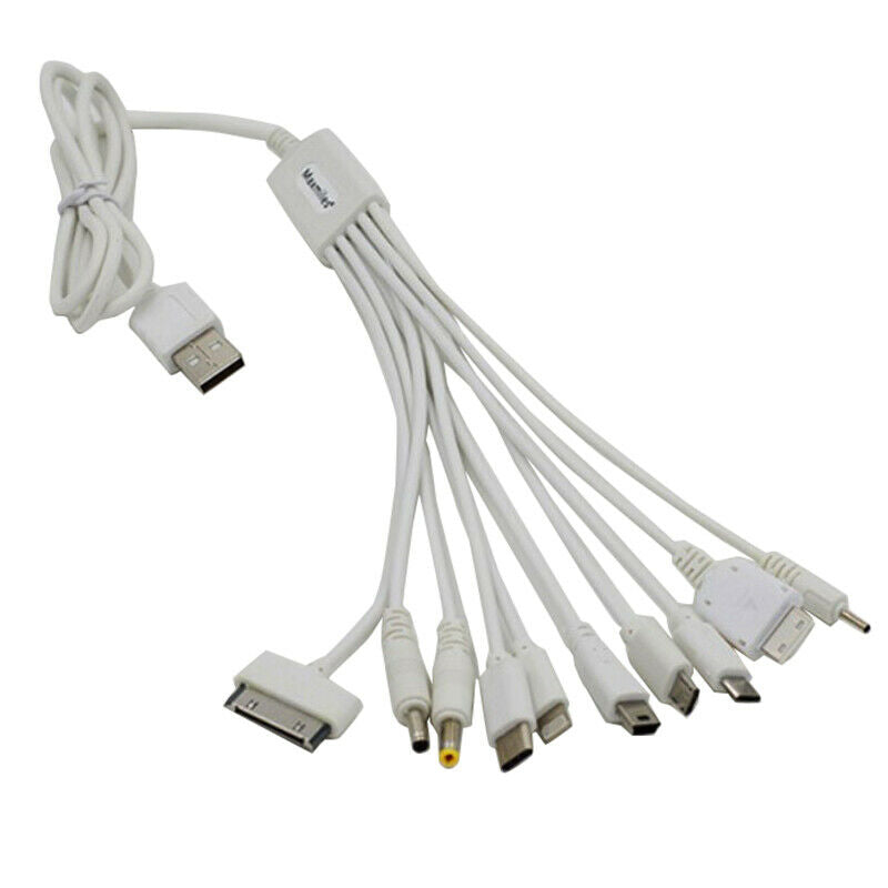 10in 1 USB Multi-Function USB Charger Cable Adapter for Cell Phone iPhone6/ME