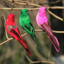 Mini artificial foam feather bird wedding decorative doves bird home decor LJ