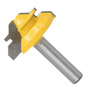 8mm Shank x 1-3/8'' Lock Miter Router Bit 45 Degree Woodworking Cutter Tool,