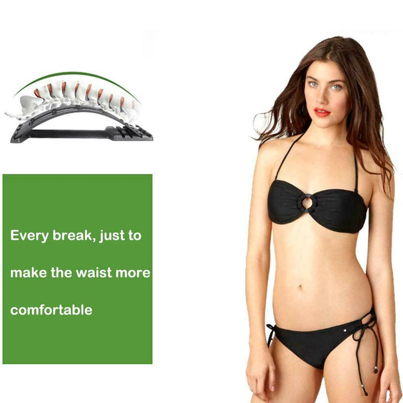 Back Massage Fitness Equipment Backbone Stretcher Lumbar Support(Common) A