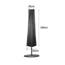 Outdoor Parasol Banana Umbrella Cover Cantilever Garden Patio Shield Waterp G4V7