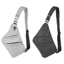 New Osoce Men Nylon Crossbody Shoulder Chest Thin Sling Casual Bag Satchel  M1Y8