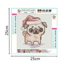 5D DIY Full Drill Diamond Painting Cute Dog Cross Stitch Embroidery Mosaic