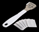 Convenient fashion 10 Pcs Pedicure Foot Razor Plus Foot Razor Blade  H&LJ