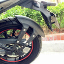 Black PP Motorcycle Rear Wheel Cover Fender Splash Guard Mudguard Bracket Solid
