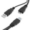 1.5FT Dual USB 3.0 A Male to Micro B Y Power Data Cable Hard Disk Mobile X2T3
