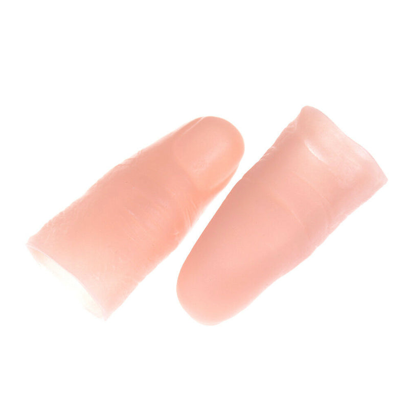 3Pcs Magic Thumb Tip Trick Rubber Close Up Vanish Appearing Magic Trick PropA3C
