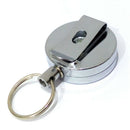 Stainless Steel Retractable Key Chain Recoil Keyring Belt Pull Heavy Cord Wire