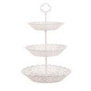 1X(1 Set Of 3-Tier Fruit Plate Cake Holder Fruit Stand Beautiful Home Decor