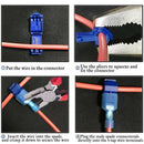 240 Pieces T-Tap Wire Terminals Quick Splice Electrical Connectors Self-Str A2G9