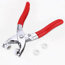 50pcs of 9.5mm Hollow Five-Prong Buckle +  Stainless Steel Pressure pliers IKN