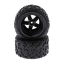 4x Durable Plastic RC Car Car Tires Wheel and Rim RC Car Accessory 65mm