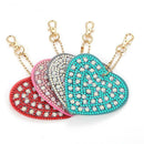 4pcs DIY Full Drill Diamond Painting Special Shaped Heart Key Chain Gifts