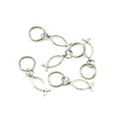 50Pcs/Set Starfish Pendant Dreadlock Hair Braid Pins Rings Clip DIY Cuff Jewe FT