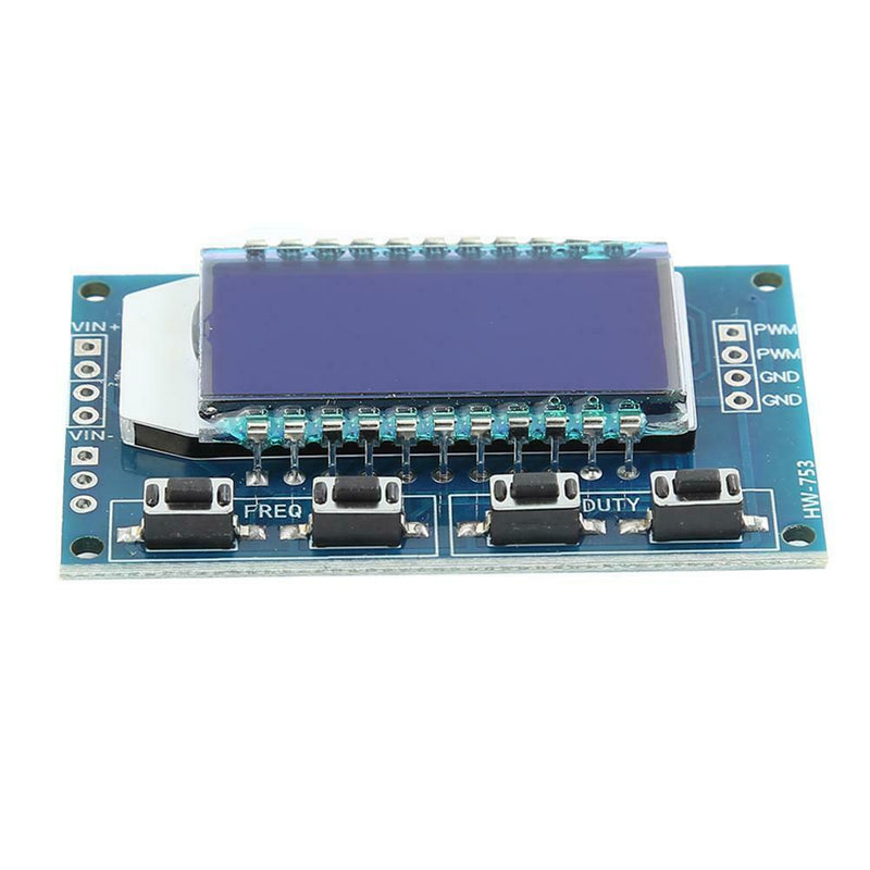 LED Display Adjustable PWM Signal Generator Duty Cycle Pulse Frequency Module