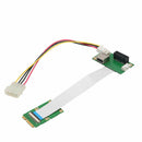 1X(Mini Pci-E To Usb Pci-E Express 1X Riser Extender Adapter Card+15/25Cm F