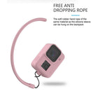 Silicone Case Protective Cover Shell for Gopro Hero 8 Black Camera (Pink)