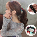 2pcs Women Girls Flower PonyTail Elastic Rubber Hair Band Tie Rope Ring V3