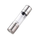 Stainless Steel 2 in 1 Pepper Salt Grinder Manual Muller Spice Shaker Supply
