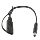 8inch SAE to DC5521 Adapter Cable Motorcycle  Clothing Jack Adapter