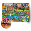 Hut 5D Full Round Diamond Painting DIY Cross Stitch Embroidery (LD385)