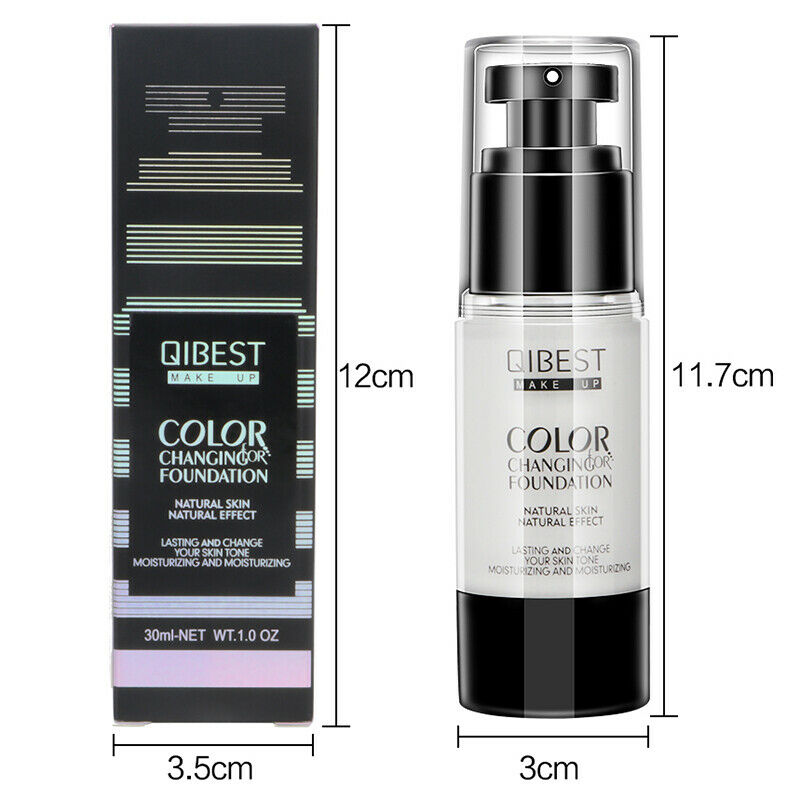 Qibest Face Foundation Moisturizer Makeup Long Lasting Concealer Skin Tone  W5O7