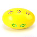 5Pcs Wooden Eggs Toys Music Shakers Instrument Rattles Gifts Maracas Yellow