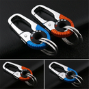 Randomly Color Keychain Key Ring Hook Outdoor Stainless Steel Buckle Carabiner