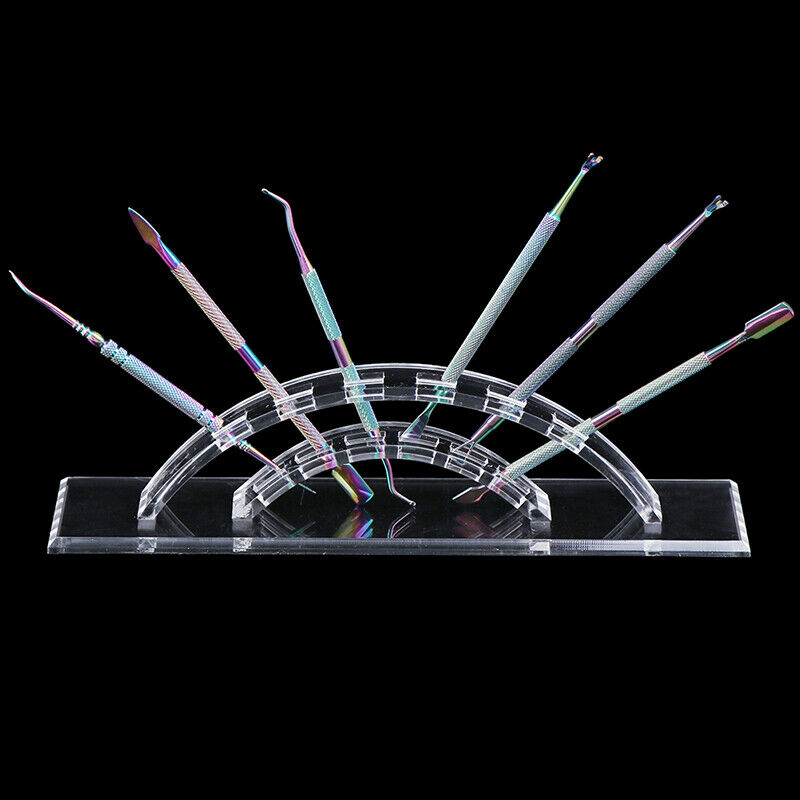 Eyelash Tweezers Storage Holder Rack Display Stand Transparent Acrylic Graft  FT
