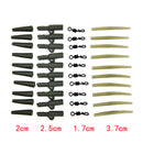 40x/10Sets Fishing Tackle carp lead clips Quick Change swivels Anti Tangle biTEU